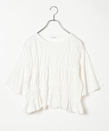 LEPSIM | シャーリングショートT　680401(Tシャツ/カットソー)
