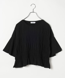 LEPSIM | シャーリングショートT　680401(Tシャツ/カットソー)