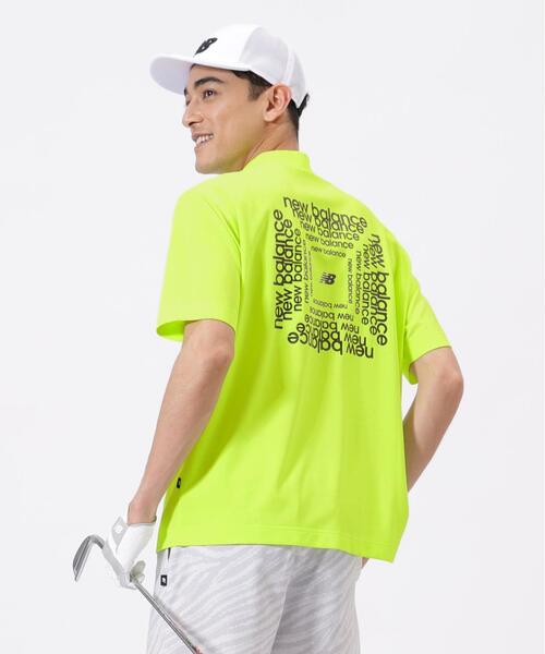 New Balance Golf(ニューバランスゴルフ)の「【new balance golf】ハーフスリーブ モックネック プルオーバー (MENS)(Tシャツ/カットソー・メンズ・レッド系その他/ホワイト/イエロー系その他・MEDIUM/X-LARGE/LARGE/XX-LARGE)」の2枚目の写真