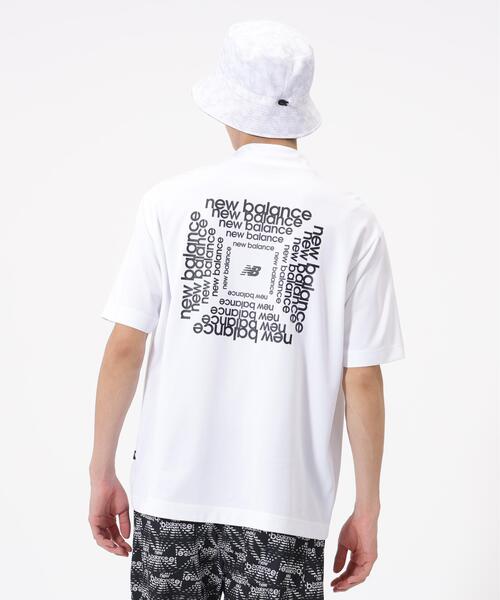 New Balance Golf(ニューバランスゴルフ)の「【new balance golf】ハーフスリーブ モックネック プルオーバー (MENS)(Tシャツ/カットソー・メンズ・レッド系その他/ホワイト/イエロー系その他・MEDIUM/X-LARGE/LARGE/XX-LARGE)」の1枚目の写真