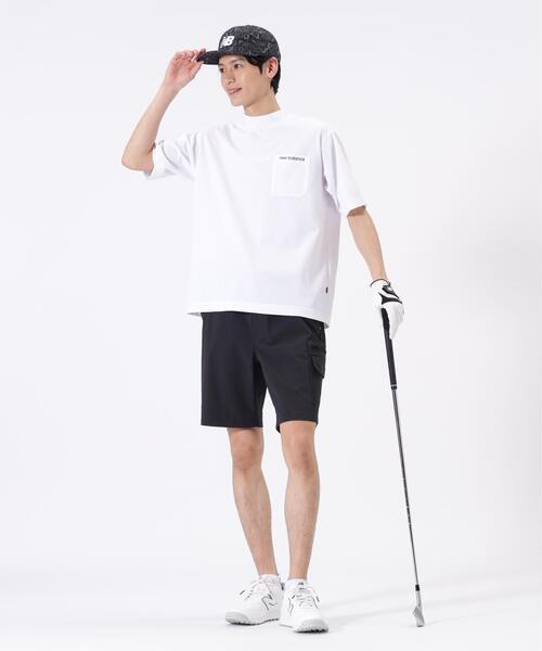 New Balance Golf(ニューバランスゴルフ)の「【new balance golf】ハーフスリーブ モックネック プルオーバー (MENS)(Tシャツ/カットソー・メンズ・レッド系その他/ホワイト/イエロー系その他・MEDIUM/X-LARGE/LARGE/XX-LARGE)」の6枚目の写真