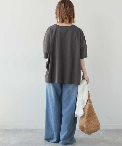 JOURNAL STANDARD relume(ジャーナルスタンダード レリューム)の「別注【GOOD ROCK SPEED】ROCKワイドTEE(Tシャツ/カットソー・レディース・ホワイト/ブラック・FREE)」の7枚目の写真