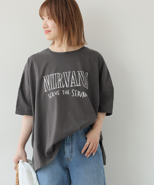 JOURNAL STANDARD relume(ジャーナルスタンダード レリューム)の「別注【GOOD ROCK SPEED】ROCKワイドTEE(Tシャツ/カットソー・レディース・ホワイト/ブラック・FREE)」の8枚目の写真