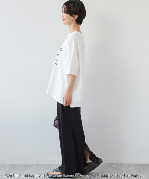JOURNAL STANDARD relume(ジャーナルスタンダード レリューム)の「別注【GOOD ROCK SPEED】ROCKワイドTEE(Tシャツ/カットソー・レディース・ホワイト/ブラック・FREE)」の12枚目の写真