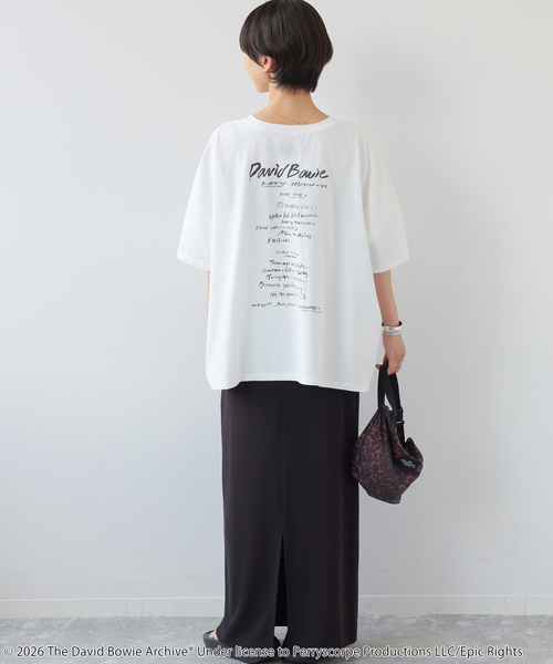 JOURNAL STANDARD relume(ジャーナルスタンダード レリューム)の「別注【GOOD ROCK SPEED】ROCKワイドTEE(Tシャツ/カットソー・レディース・ホワイト/ブラック・FREE)」の13枚目の写真