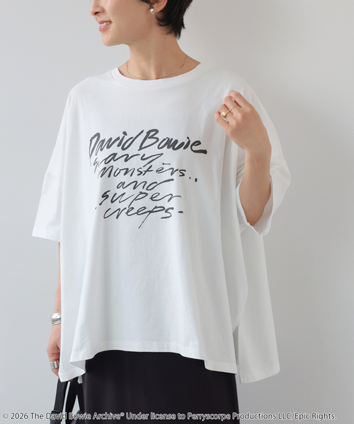 JOURNAL STANDARD relume(ジャーナルスタンダード レリューム)の「別注【GOOD ROCK SPEED】ROCKワイドTEE(Tシャツ/カットソー・レディース・ホワイト/ブラック・FREE)」の14枚目の写真