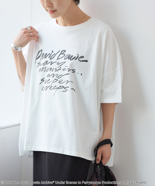 JOURNAL STANDARD relume(ジャーナルスタンダード レリューム)の「別注【GOOD ROCK SPEED】ROCKワイドTEE(Tシャツ/カットソー・レディース・ホワイト/ブラック・FREE)」の15枚目の写真