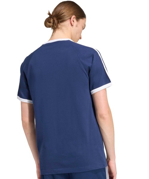 adidas(アディダス)の「adidas 3-STRIPES TEE / アディダス 3ストライプス Tシャツ(Tシャツ/カットソー・メンズ・ネイビー・XL/L/S/M)」の4枚目の写真