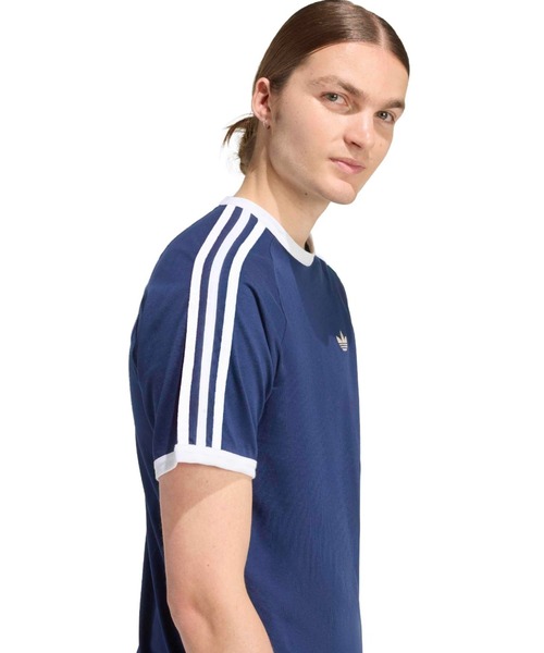adidas(アディダス)の「adidas 3-STRIPES TEE / アディダス 3ストライプス Tシャツ(Tシャツ/カットソー・メンズ・ネイビー・XL/L/S/M)」の10枚目の写真