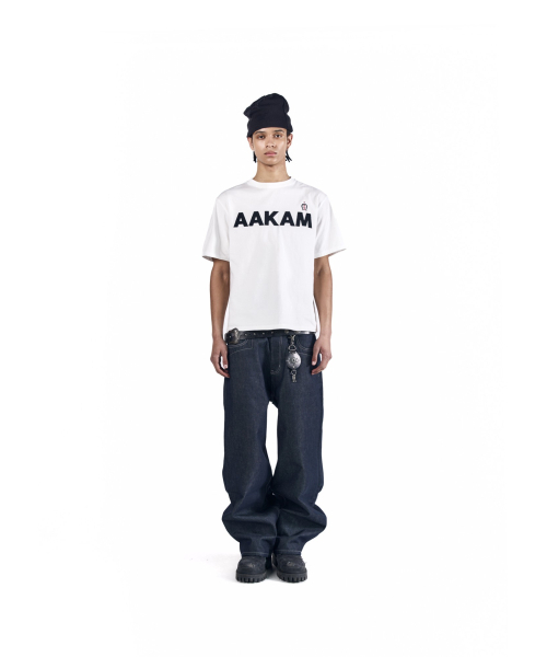 AAKAM（アーカム）の「CROS2 Patch Denim Pants (Blue)（デニムパンツ・レディース・その他・1/2）」の6枚目の写真