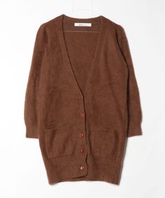 TOGA PULLA(トーガプルラ)】モヘアジャガードニットカーディガン