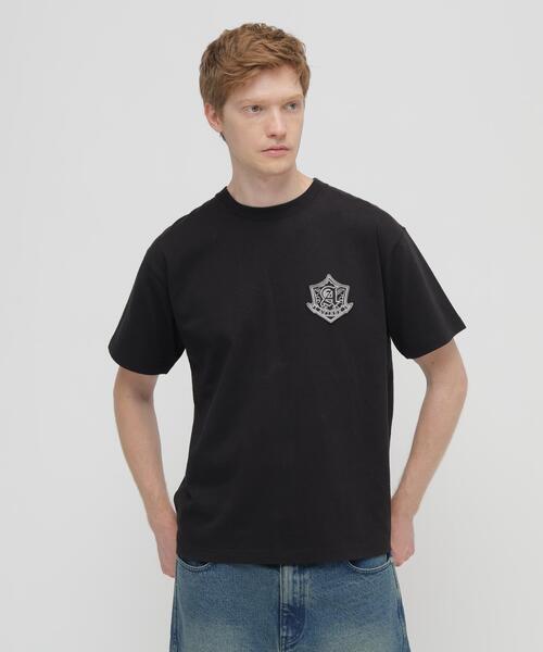 AVIREX(アヴィレックス)の「VARSITY T-SHIRT "SELECTED AUTHORITY" / バーシティ 半袖Tシャツ セレクテッド オーソリティ / AVIREX / アヴィレックス(Tシャツ/カットソー・メンズ・ホワイト/ブラック・MEDIUM/LARGE/X-LARGE/XX-LARGE)」の3枚目の写真