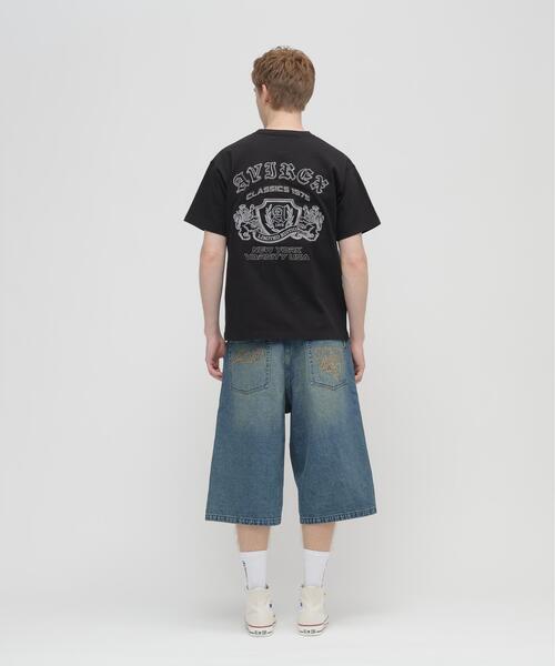 AVIREX(アヴィレックス)の「VARSITY T-SHIRT "SELECTED AUTHORITY" / バーシティ 半袖Tシャツ セレクテッド オーソリティ / AVIREX / アヴィレックス(Tシャツ/カットソー・メンズ・ホワイト/ブラック・MEDIUM/LARGE/X-LARGE/XX-LARGE)」の4枚目の写真