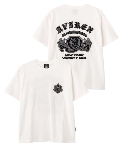AVIREX(アヴィレックス)の「VARSITY T-SHIRT "SELECTED AUTHORITY" / バーシティ 半袖Tシャツ セレクテッド オーソリティ / AVIREX / アヴィレックス(Tシャツ/カットソー・メンズ・ホワイト/ブラック・MEDIUM/LARGE/X-LARGE/XX-LARGE)」の19枚目の写真