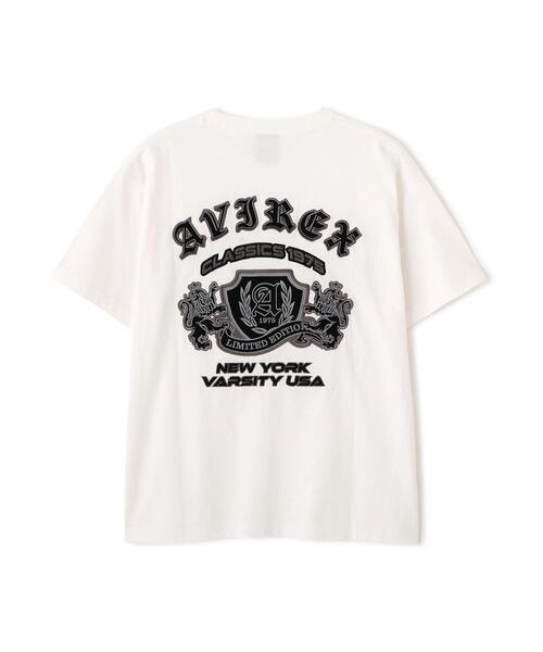 AVIREX(アヴィレックス)の「VARSITY T-SHIRT "SELECTED AUTHORITY" / バーシティ 半袖Tシャツ セレクテッド オーソリティ / AVIREX / アヴィレックス(Tシャツ/カットソー・メンズ・ホワイト/ブラック・MEDIUM/LARGE/X-LARGE/XX-LARGE)」の21枚目の写真
