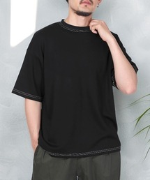 接触冷感UVカットソフトダンボールビッグTシャツ