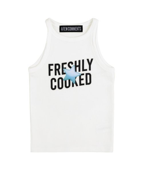 A FEW COMMENTS(アフューコメンツ)の「クッキングスター スリーブレストップ アイボリー(Tシャツ/カットソー・レディース・その他・FREE)」の2枚目の写真