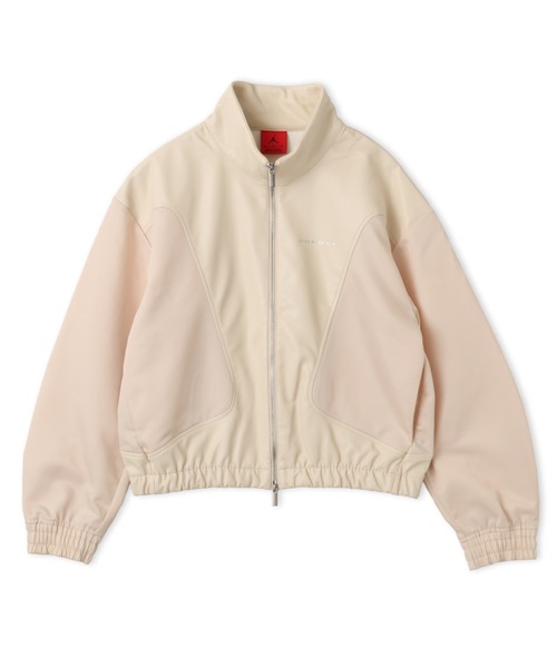 JORDAN BRAND(ジョーダンブランド)の「JORDAN BRAND AS W J FLT ICON FX LTHR JKT / ジョーダン ブランド ウィメンズ FLT アイコン FX LTHR ジャケット/NIKE【SP】(その他アウター・レディース・オフホワイト・S/M/L)」の1枚目の写真