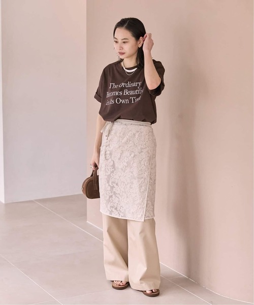 JOURNAL STANDARD(ジャーナルスタンダード)の「《追加3》汗ジミ防止天竺プリントT(Tシャツ/カットソー・レディース・グレー/ブラウン/ブラック系その他・FREE)」の9枚目の写真