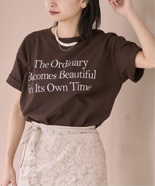 JOURNAL STANDARD(ジャーナルスタンダード)の「《追加3》汗ジミ防止天竺プリントT(Tシャツ/カットソー・レディース・グレー/ブラウン/ブラック系その他・FREE)」の13枚目の写真