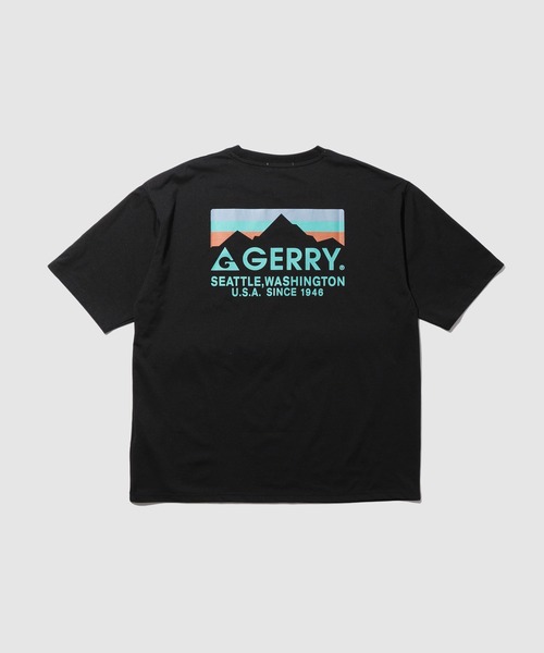 GERRY(ジェリー)の「GERRY バックロゴTシャツ(Tシャツ/カットソー・メンズ・グレイッシュベージュ/スミクロ/ホワイト・L/XL/M)」の1枚目の写真