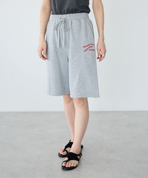 CRAFT STANDARD BOUTIQUE(クラフトスタンダードブティック)の「裏毛ハーフパンツ(その他パンツ・レディース・アイボリー/杢グレー・FREE)」の16枚目の写真