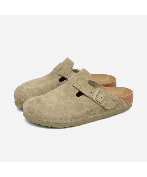 BIRKENSTOCK(ビルケンシュトック)の「BIRKENSTOCK BOSTON SUEDE LEATHER -NARROW- / ビルケンシュトック ボストン スエードレザー ナローフィット / BKS-1025844(サンダル・レディース・カーキ・37/38)」の1枚目の写真