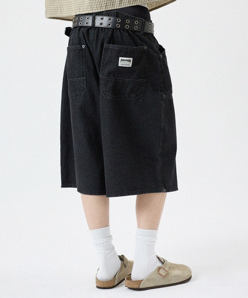 THRASHER(スラッシャー)の「THRASHER/ピグメントウォッシュ ダブルニーデニムショーツ(デニムパンツ・メンズ・ピンク/ブラック/ベージュ/ブルー・M/L/LL)」の6枚目の写真