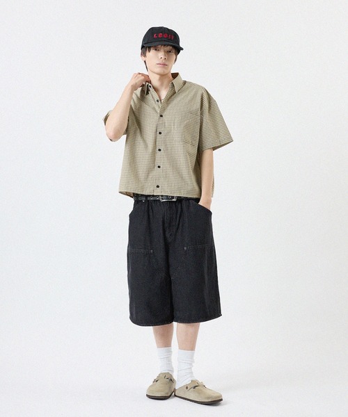 THRASHER(スラッシャー)の「THRASHER/ピグメントウォッシュ ダブルニーデニムショーツ(デニムパンツ・メンズ・ピンク/ブラック/ベージュ/ブルー・M/L/LL)」の8枚目の写真
