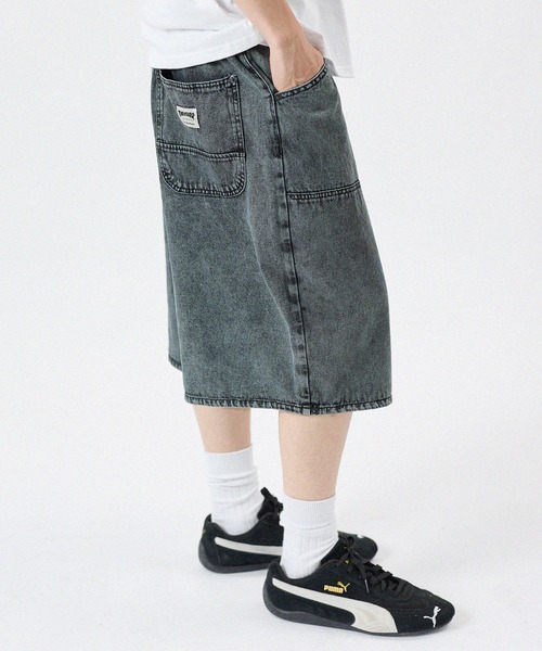 THRASHER(スラッシャー)の「THRASHER/ピグメントウォッシュ ダブルニーデニムショーツ(デニムパンツ・メンズ・ピンク/ブラック/ベージュ/ブルー・M/L/LL)」の17枚目の写真