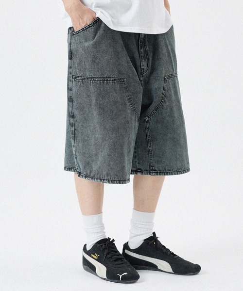 THRASHER(スラッシャー)の「THRASHER/ピグメントウォッシュ ダブルニーデニムショーツ(デニムパンツ・メンズ・ピンク/ブラック/ベージュ/ブルー・M/L/LL)」の19枚目の写真
