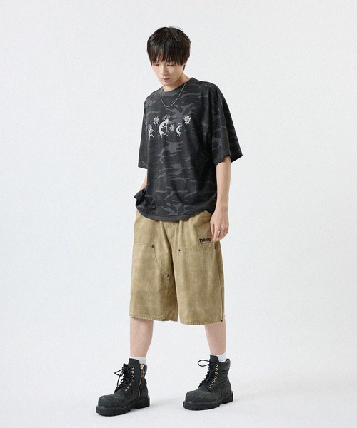 THRASHER(スラッシャー)の「THRASHER/ピグメントウォッシュ ダブルニーデニムショーツ(デニムパンツ・メンズ・ピンク/ブラック/ベージュ/ブルー・M/L/LL)」の15枚目の写真