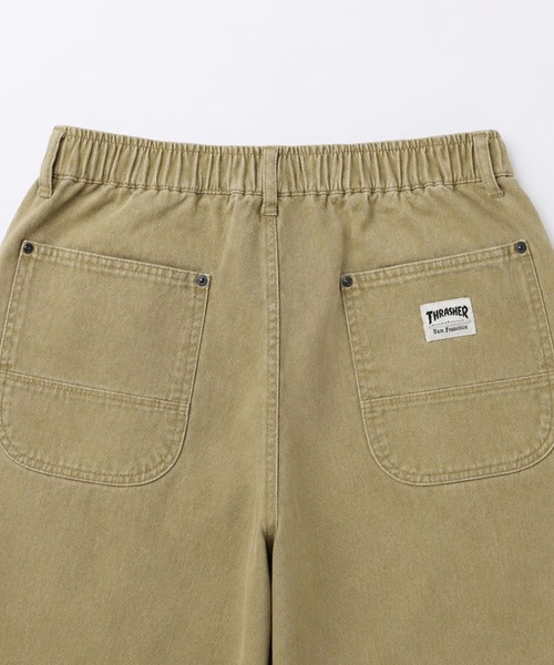 THRASHER(スラッシャー)の「THRASHER/ピグメントウォッシュ ダブルニーデニムショーツ(デニムパンツ・メンズ・ピンク/ブラック/ベージュ/ブルー・M/L/LL)」の11枚目の写真