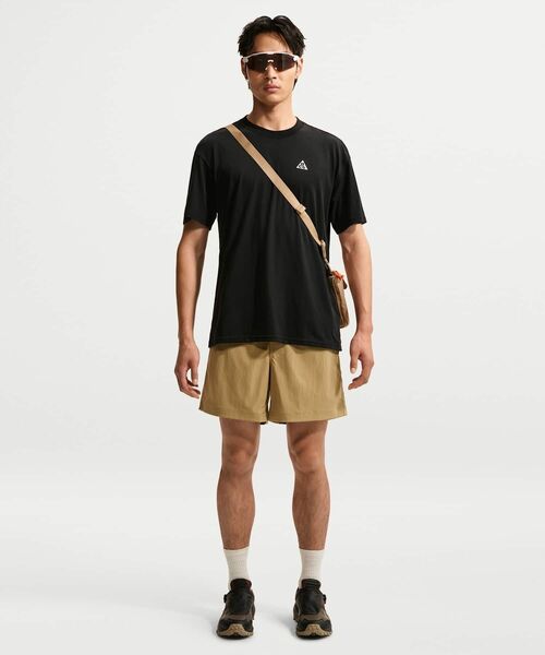 ACG(エィシージー)の「ナイキ ACG メンズ Dri-FIT Tシャツ / Nike ACG Men's Dri-FIT T-Shirt IH1307-010 Black(Tシャツ/カットソー・メンズ・ブラック・2XL/XL/S/M/L)」の4枚目の写真