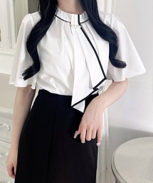 【WEB限定】パールピン付ブラウス