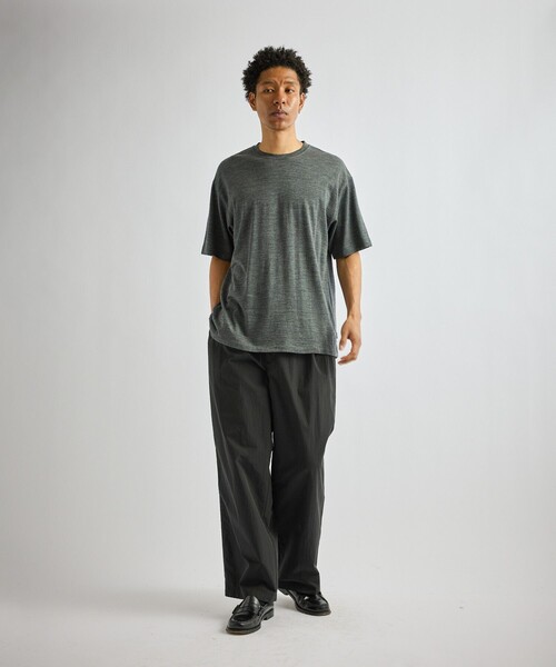 Saturdays NYC(サタデーズ ニューヨークシティ )の「George Wide Two Tuck Pant(その他パンツ・メンズ・ブラック/ダークブラウン・M/L/S)」の12枚目の写真