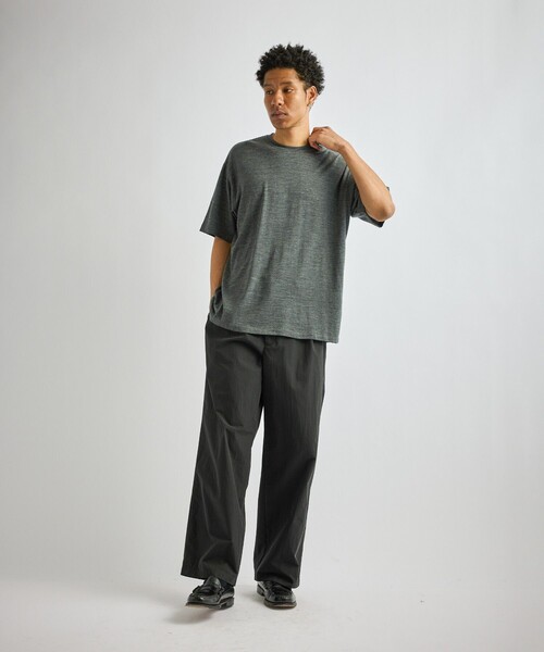 Saturdays NYC(サタデーズ ニューヨークシティ )の「George Wide Two Tuck Pant(その他パンツ・メンズ・ブラック/ダークブラウン・M/L/S)」の13枚目の写真