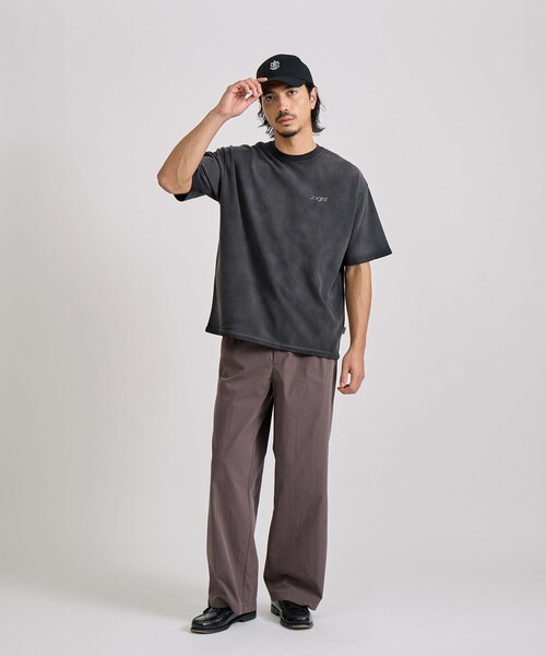 Saturdays NYC(サタデーズ ニューヨークシティ )の「George Wide Two Tuck Pant(その他パンツ・メンズ・ブラック/ダークブラウン・M/L/S)」の21枚目の写真