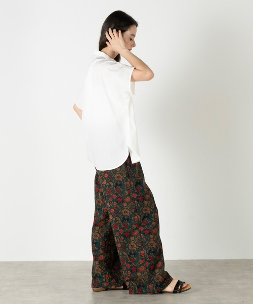 MELROSE claire(メルローズ クレール)の「【コットンフリルドルマンブラウス】(シャツ/ブラウス・レディース・オフホワイト/オレンジ/ブルーグリーン/ブラック・FREE)」の13枚目の写真