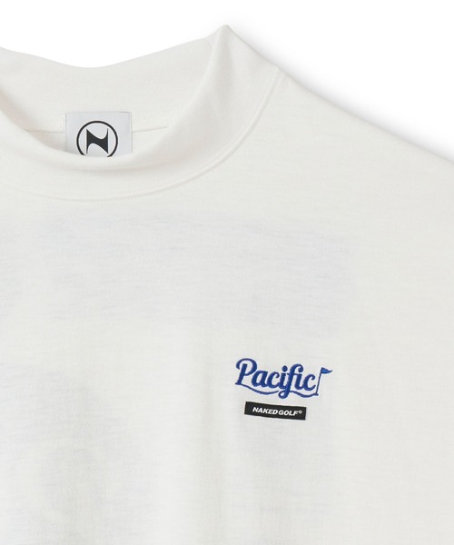 Pacific GOLF CLUB(パシフィックゴルフクラブ)の「NAKED GOLF × PGC MOCK S/S(Tシャツ/カットソー・メンズ・ホワイト/ブラック・FREE)」の4枚目の写真