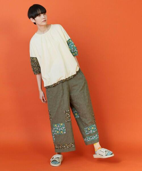 FRAPBOIS(フラボア)の「W.F.T Tシャツ(Tシャツ/カットソー・レディース・ブラック/クリーム・1)」の8枚目の写真