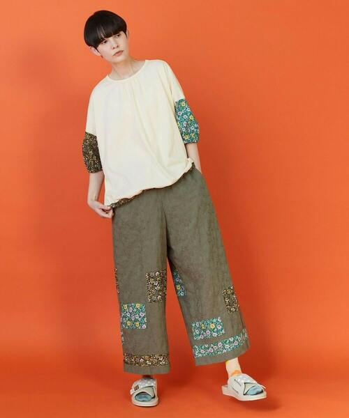 FRAPBOIS(フラボア)の「W.F.T Tシャツ(Tシャツ/カットソー・レディース・ブラック/クリーム・1)」の12枚目の写真