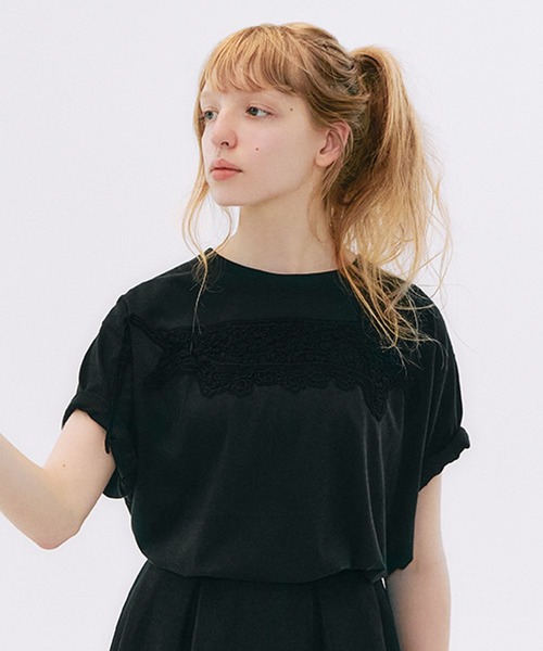 studio CLIP(スタディオクリップ)の「【tsumori chisato by studio clip】レオパードモチーフTシャツ(Tシャツ/カットソー・レディース・ピンク/オフホワイト/ブラック・FREE)」の1枚目の写真