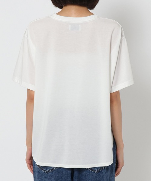 studio CLIP(スタディオクリップ)の「【tsumori chisato by studio clip】レオパードモチーフTシャツ(Tシャツ/カットソー・レディース・ピンク/オフホワイト/ブラック・FREE)」の14枚目の写真