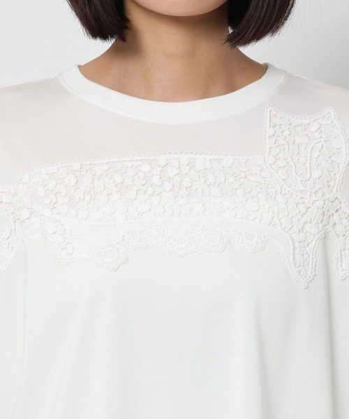 studio CLIP(スタディオクリップ)の「【tsumori chisato by studio clip】レオパードモチーフTシャツ(Tシャツ/カットソー・レディース・ピンク/オフホワイト/ブラック・FREE)」の15枚目の写真
