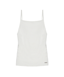 BACK OPEN SLEEVELESS TOP_IVORY