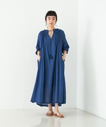 collex | ｲﾝﾄﾞ綿ｷﾞｬｻｰｺｯﾄﾝﾜﾝﾋﾟｰｽ(ワンピース)