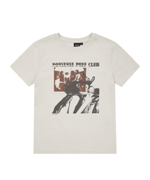 AAKAM（アーカム）の「Nonsense Puff Club Half Top (Beige)（Tシャツ/カットソー）」
