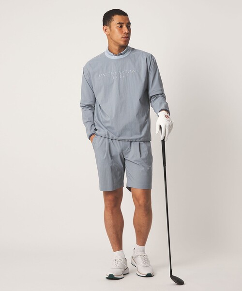 UNITED ARROWS GOLF(ユナイテッドアローズゴルフ)の「メンズ ピンチェック ショートパンツ(その他パンツ・メンズ・ライトブルー/ネイビー・M/L/XL)」の10枚目の写真