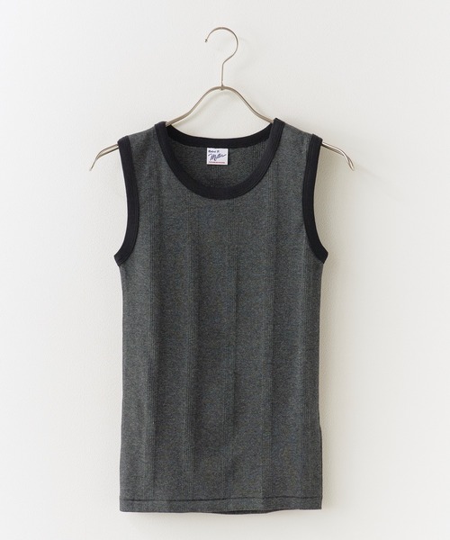MILLER（ミラー）の「R.P.miller/ミラー TANK TOPS インナー タンクトップ ボーダー 2026新作　再入荷（タンクトップ・レディース・ホワイト×ネイビー/ダークブラウン/イエロー/アイボリー/ブラック系1/グリーン/グリーン系1/レッド系2/レッド系1/ライトブルー/ネイビー/ブラウン/ホワイト系その他/ブラック/ブラック×ホワイト・FREE）」の7枚目の写真